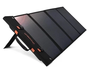 120 Watt Portable Solar Panel for Power Station, Foldable Solar Charger~ 4 Ports - Picture 1 of 7