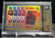 2022 Donruss Optic PATRICK MAHOMES II /10 Blazers Gold Prizm #B-1 Chiefs SSP