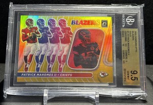 2022 Donruss Optic PATRICK MAHOMES II /10 Blazers Gold Prizm #B-1 Chiefs SSP