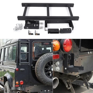 Aluminum Tailgate Ladder For Land Rover Defender 90 110 130 2004-2018 - Picture 1 of 14