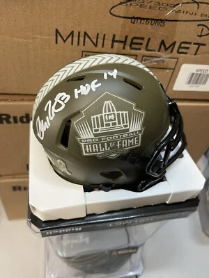BUFFALO BILLS Andre Reed SIGNED RIDDELL Salute To Service  HOF MINI Helmet - Image 1 of 2