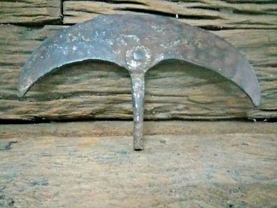 印度古董手工制作铁莫卧儿马斧银色丰富巴蒂娜  — 第 1/4 张图片