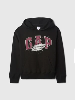 Sudadera con Capucha GapKids Star Wars Halcón Milenario Logo Relajado Negra Talla Pequeña $45 Foto 1 de 3