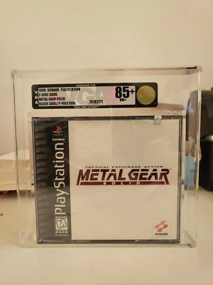 Metal gear solid NTSC PS1 85+ Sealed VGA WATA Graded Sony PlayStation  - Image 1 of 4
