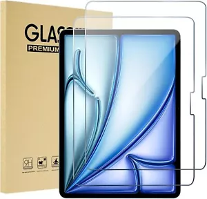 2 Pack Tempered Glass Screen Protector For iPad Air 11 Inch M2 2024 Guard Cover - Picture 1 of 10