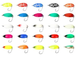Major Fish XL Forellen Spoon Set Blinker Box 25 Stück 3 cm Ultralight Kunstköder - Picture 1 of 5