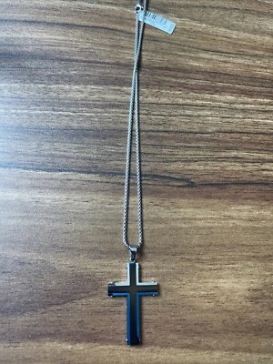 Colgante Cruz Lince Acero Inoxidable Foto 1 de 4