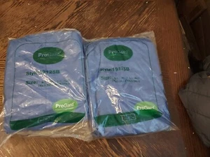 (2-Pack) PROGARD BLUE 4XL Disposable Coveralls 19125B Elastic Cuff & Ankle Zip - Picture 1 of 5