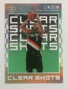 2019-20 Panini Illusions Baloncesto Clear Shots CJ McCollum ¡Acetato naranja #2! - Imagen 1 de 2