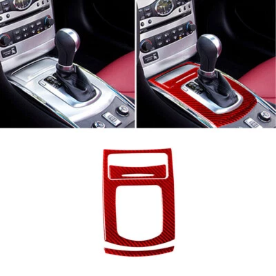 Cubierta de cambio de marchas automática de fibra de carbono 3 piezas para Infiniti G37 sedán 2010-13 Foto 1 de 4