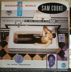 SAM COOKE - WONDERFUL WORLD - CUPID - CHAIN GAANG - A CHANGE IS.. EP45 GIRI  - Picture 1 of 8