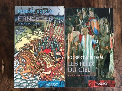 LA ROUE DU TEMPS ... ROBERT JORDAN ... TOME 9 + TOME 10 ... FANTASY - Photo 1/3