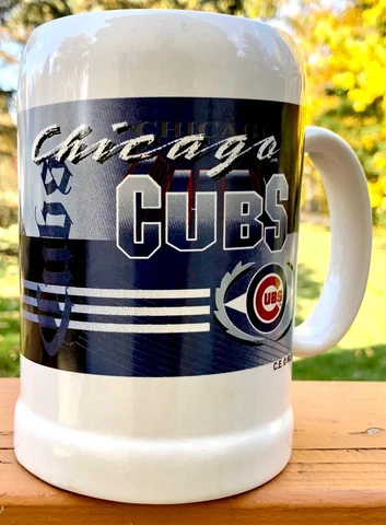 Chicago Cubs Collectible Mug 1996 MLB Genuine Merchandise New Unused NOS Cover