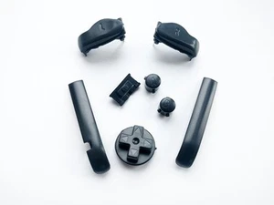 Nintendo Game Boy Advance GBA BUTTONS SET Bumper Shoulder R L A B D-Pad BLACK - Picture 1 of 1