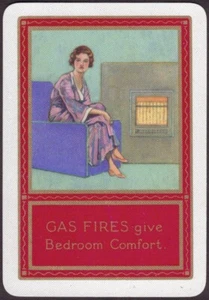 SILLÓN DE PUBLICIDAD DE GAS FUEGO publicidad de tarjetas individuales antigua antigua antigua antigua de colección a - Imagen 1 de 3