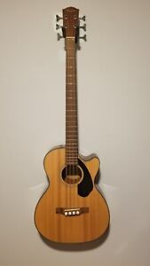 Fender CB-60SCE Acoustic -Electric Bass Guitar - Natural