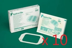 Pack of 10 - 3M Tegaderm Transparent Film Dressing 4" x 4 3/4" 10cm x 12cm 1626W - Picture 1 of 2