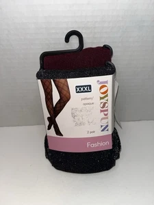 Joyspun Shimmer and Opaque Tights Size XXXL 2 Pack - Picture 1 of 1