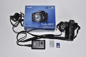 Canon PowerShot SX50 HS 12.1MP Digital Camera - Boxed with SD card and charger - Picture 1 of 6