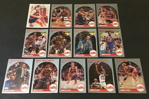 Cleveland Cavaliers 1990-1991 NBA HOOPS Team Set 13 carte NANCE PRICE OTTIMO SET - Foto 1 di 1
