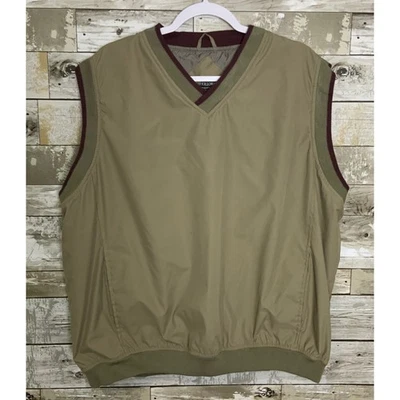 Holloway Lifestyle Collection Men Brown Sleeveless Pullover Vest Front Pocket XL - Image 1 of 4