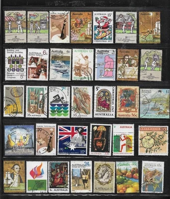 65 Used Australia Stamps - Image 1 of 2
