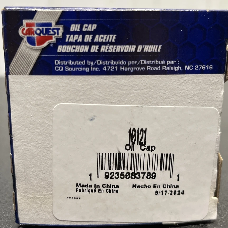 ¡¡NUEVO EN CAJA!! Tapa de aceite de motor CarQuest 10121 Foto 1 de 1