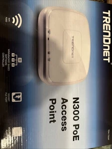 TRENDnet TEW-755AP N300 PoE Access Point with Software Controller v1.0R NEW - Afbeelding 1 van 5