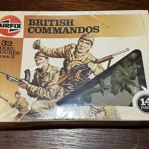 Airfix Toy Soldiers Boxed british Commandos 1/32 Scale new  sealed. Series 2 - Picture 1 of 11