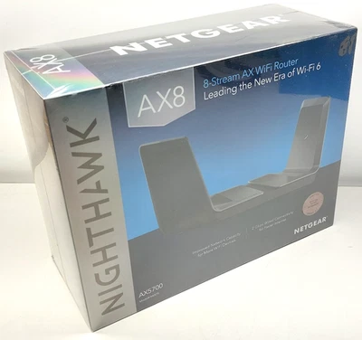 Netgear Nighthawk 8-Stream AX WiFi Router AX8 AX5700 RAX75 - Image 1 of 4