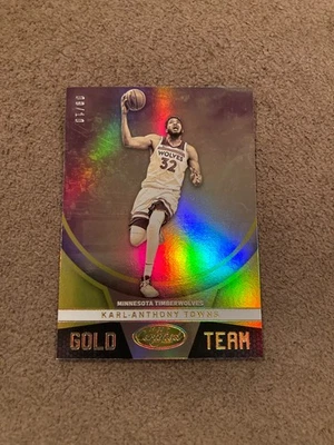 Karl-Anthony Towns 2019-20 Certified Gold Team Gold /10 - Image 1 of 2