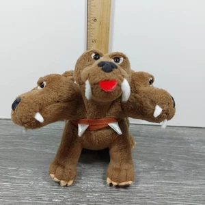 VTG 2001 Gund Harry Potter Fluffy Cerberus 3 Headed Dog Stuffed Animal Plush 5" - Picture 1 of 7