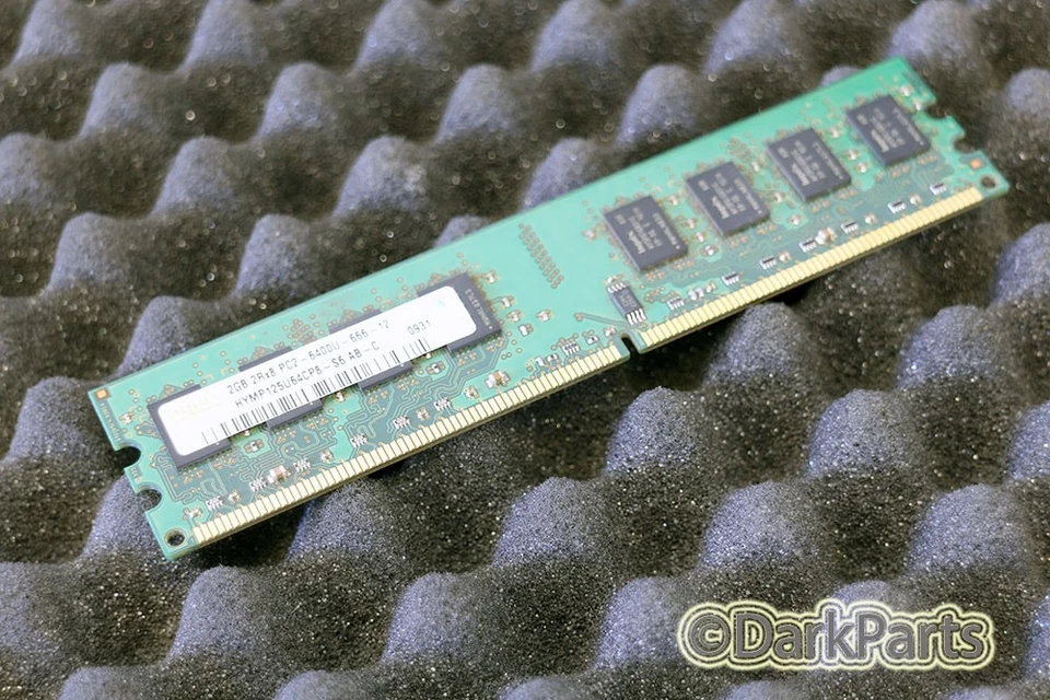 1x2GB DDR2-800MHz Hynix HYMP125U64CP8-S6 PC2-6400U-666-12 2GB Memory RAM - Imagen 1 de 1