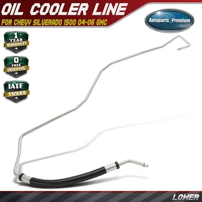 Conjunto de línea de enfriador de aceite de transmisión automática inferior para Chevy Silverado 1500 Foto 1 de 4