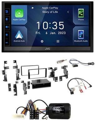 JVC DAB Bluetooth Lenkrad USB 2DIN Autoradio für Nissan Tiida Versa C11 08-11 pi - Bild 1 von 4