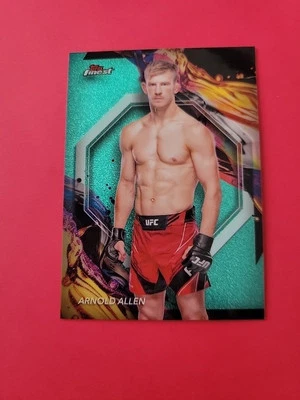 2024 Topps Finest UFC - Arnold Allen - Aqua Glitter - Uncommon #116 - Image 1 of 2