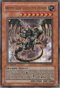 Yugioh Ancient Gear Gadjiltron Dragon SD10-DE001 Ultra Rare 1. Auflage LP - Bild 1 von 2