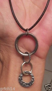 SILPADA BROWN LEATHER NECKLACE W/ STERLING SILVER LINKS LOBSTER CLASP N1821 - Picture 1 of 5
