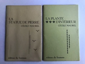 Cécile Maurel Christian Soulignac 1985 Gravure Ex HC 100ex LOT 2 Ed du Fourneau - Picture 1 of 9