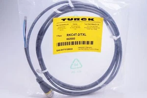 Turck RKC4T-2/TXL 6625500 linea attuatore e sensore / PUR 2 m IMBALLO ORIGINALE - Foto 1 di 2