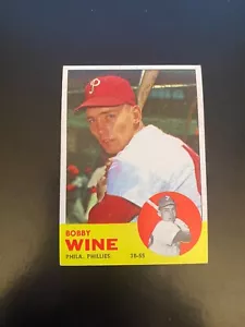 1963 Topps Baseball #71 Bobby Wine !! SCHÖN ZENTRIERT!! 1€ VERSAND!! - Bild 1 von 2