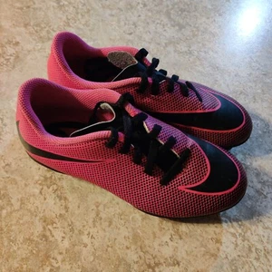 Nike Jr Bravata II FG Soccer Cleats Girls Size 1Y Hot Pink / Black ( Clean ) - Picture 1 of 6