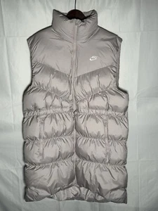 $200 Nike Sportswear Windpuffer Women Therma-FIT Loose Long Puffer Vest Size L - Picture 1 of 3