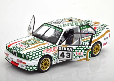 BMW M3 E30 #43 TIC TAC BERG 1991 SOLIDO S1801505 1/18 METAL DEKKRA TNT - Imagen 1 de 4