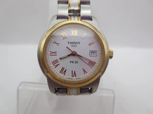 TISSOT PR50 DATE 18KGP / EDELSTAHL QUARZ DAMEN UHR - Bild 1 von 15