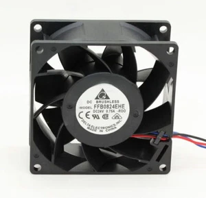 For Delta FFB0824EHE -ROO -R00 8038 80mm DC 24V 0.75A 3-pin server inverter fan - Picture 1 of 2