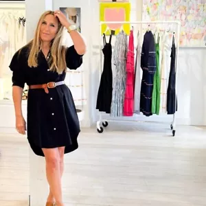 Camisa Kerri Rosenthal Gigi Mini Vestido Buttondown Negro Algodón Alto Bajo M 273520 - Imagen 1 de 11
