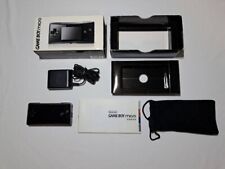 Nintendo Gameboy Micro Console Black XY-001 GBM Japan Import Box