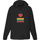 'I Love Lithuania' Adult Hoodie / Hooded Sweater (Ho032948)