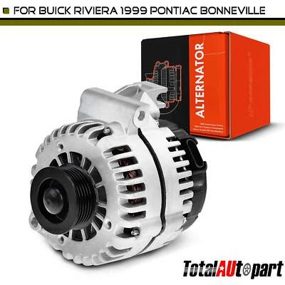 New Alternator for Pontiac Bonneville 2001-2003 3.8L 125A 12V CW 6-Groove Pulley - Image 1 of 4